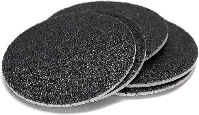 60pcs Replaceable Sandpaper Refill Discs for Electric Foot File Callus Remover Hard Dry Dead Skin Removal (pink10)