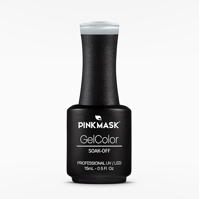 PINK MASK Gel Color Nail Polish Interstellar 15ml / o.5 oz - UV/LED Gel Polish, Non Wipe, Long Lasting, Soak Off Formula
