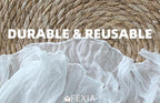 10Pcs White Cheesecloth Table Runner Wedding Bridal Boho Decorations | 35x120 - Image 3