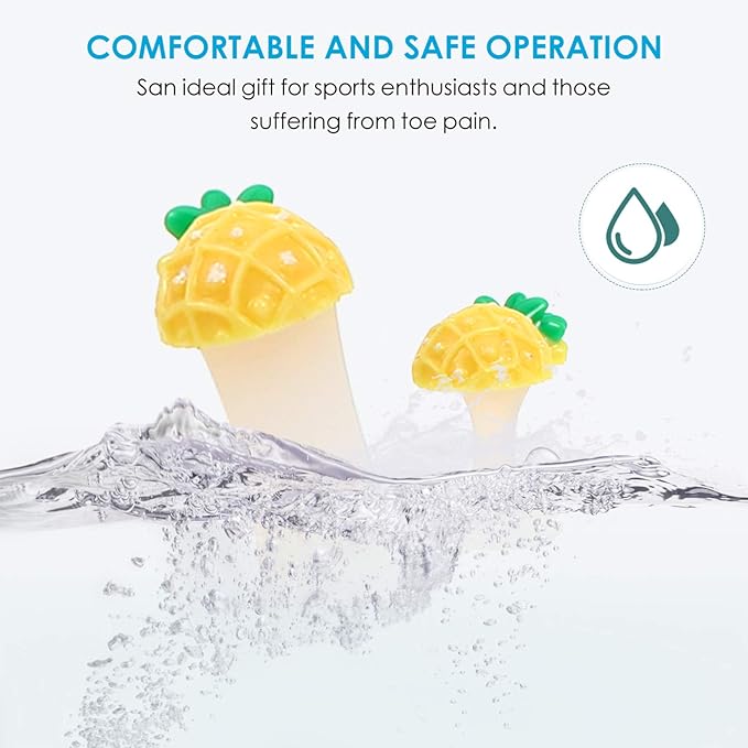 Uonlytech 24pcs Silicone Toe Separators Fruit Toe Separator Toe Nail Separators Toes Dividers Pedicures Nail Art Tools Pedicure Spacers for Nail Salon