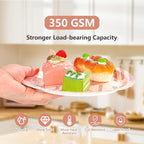 96 Pcs It's a Girl Baby Shower Party Decorations, Serves 24 | Diamond Rose Gold - Image 4