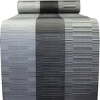 PIGCHCY Elegant Placemats with Matching Table Runner, Washable Durable Vinyl - Image 2