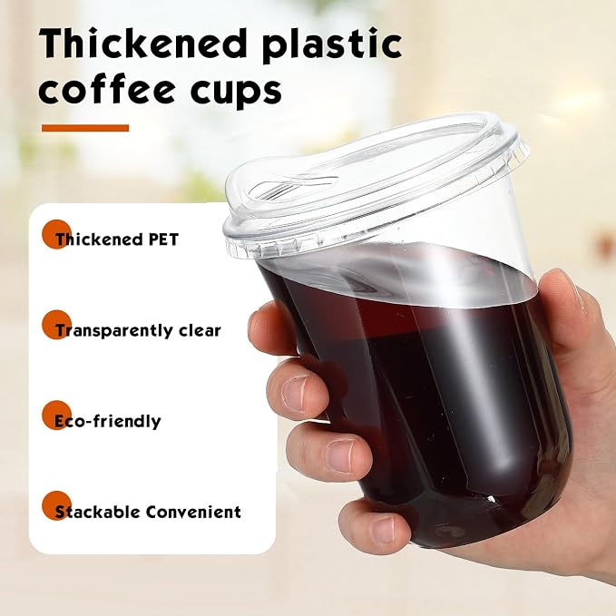 Baderke Clear Plastic Cups - Image 4