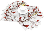 Winter Cardinal Christmas Placemats Set of 4 - Image 3