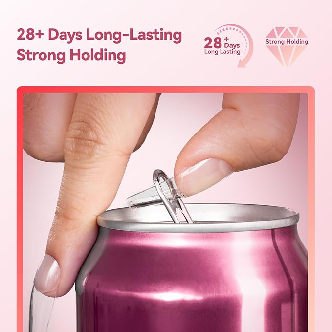 Makartt New Super Strong Nail Glue for Press On Nails: No Uv/Led Lamp Needed, Quick Drying 20s, Long-Lasting Semi Solid Gel Fake Tips Adhesion,Updated Hema-Free Nail Glue DIY Home Salon Manicure 10ml