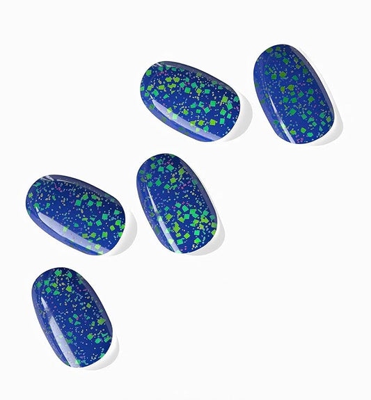 NOVA, Female Founded, Semi Cured Gel Nail Strips (Retrograde) - The 10 Minute Manicure. Salon-Quality, Works with Any Nail Lamp, Easy to Apply & Remove - Incl. Nail File & Wooden Stick (Retrograde)