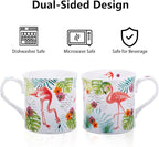 Flamingo Coffee Mug, 12oz New Bone China Tea Mug, Birthday & Summer Gift - Image 6