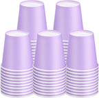 3 oz Disposable Paper Cups, 50 Pack Bathroom Cups Mouthwash Cups | Small Paper by Huaiid