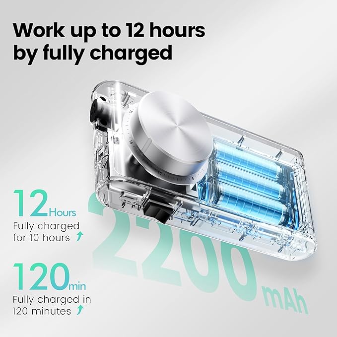 L'UGX Professional Nail Drill 30000RPM, Cordless Rechargeable Electric Nail File for Acrylic Nails Gel Polishing, Efile Nail Kit for Manicure Pedicure, Low Noise Low Vibration, 7Pcs Drill Bits, Green