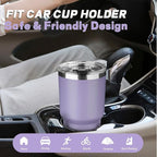 30 oz Tumbler with Lids and Straws, Stainless Steel Insulated Coffee Tumbler - Image 6