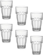Bormioli Rocco Rock Bar Stackable Beverage, Spirits – 12.5oz Durable Tempered by Bormioli+Rocco