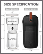ZENS Modern One Touch Tea Maker, Glass Tea Infuser Pot - Image 5