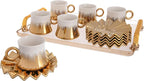 Turkish Coffee Cup Set of 6 by Gloxzy