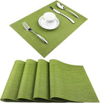 PIGCHCY Plastic Placemats, Durable Heat Resistant Placemats - Image 7