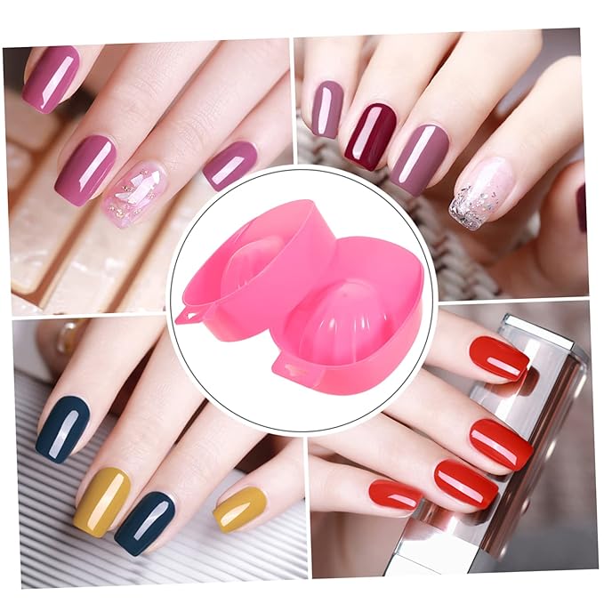 2pcs Nail Soak Bowls Manicure Soaking Bowl Nail Cuticle Remover Hand Care Art