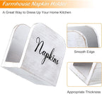 ALELION White-washed Wood Napkin Holder - Image 5