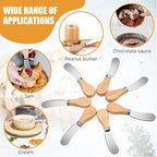 24 Pcs Little Cheese Spreader Knives 4.7 Inch Stainless Steel Butter Spreader - Image 2