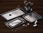Wagensteiger SUS304 Stainless Steel Serving Platters, Rectangle Metal Dinner - Image 8