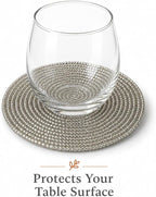 Handmade Beaded Coasters Set of 4 - Image 8