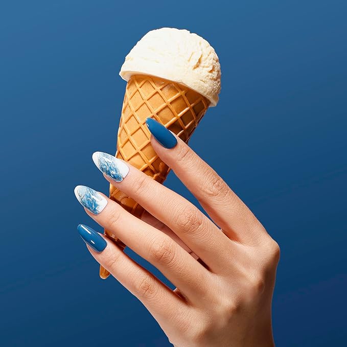 Gellen Gel Nail Polish, 18ml Haze Blue Dark UV LED Soak Off Polish for Nail Art DIY Manicure - Home Salon Gifts for Women Girls