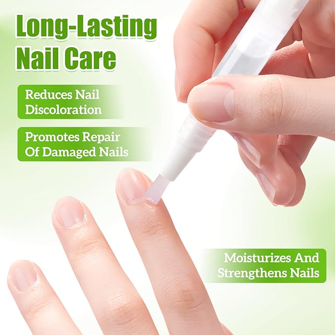 Orvalle Nail Fungus Pen,Nail Growth Treatment Repair Serumtwist Pen for Repair & Strengthener，Fungus Pen for Toenails and Fingernails (3PCS)