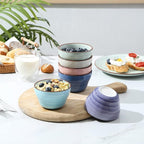 Selamica Ceramic 8oz Bouillon Cups 4 Inch Small Dessert Bowls - Image 5