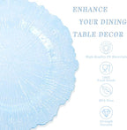 U-QE 60PCS Clear Blue Plates - Image 6