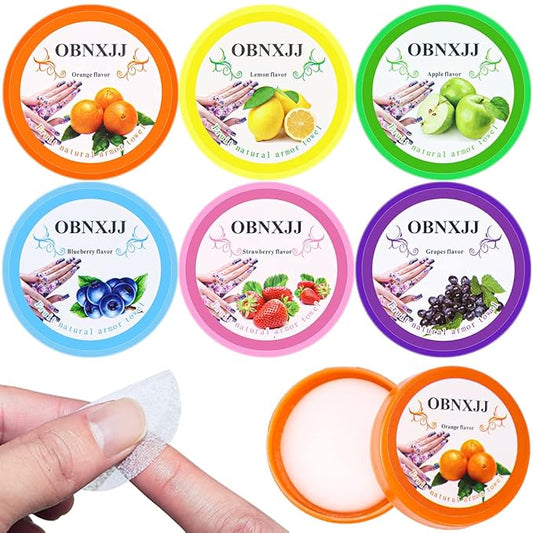 FERCAISH 192Pcs Nail Polish Remover Pads, 6 Fragrances Disinfecting Gel Polish Remover Wipes Easy to Carry and Strong Removal Effect Lint Nail Polish Wipes