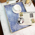 Serving Tray with Handles, Rectangular Decorative Trays - Image 5