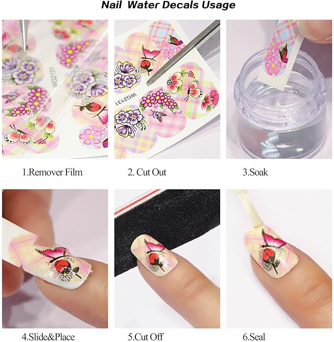 Christmas Water Decals for Nails 48 Designs Holiday Nail Stickers Snowmen Reindeer Water Transfer Nail Decals Christmas Santa Claus Snowflake Penguin Cute Cartoon Manicure Decoration for Women Girls