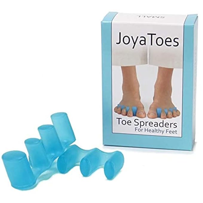 Toe Spreaders, Toe Stretcher & Toe Spacers. ToePal For Yoga. Instant Relief for Toes, Bunion Relief, Hammer Toes, 1 pair - Small Blue