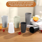 HEYCOME 24 Pcs Unbreakable Plastic Cups Set, 20 oz Reusable Plastic Cups - Image 3