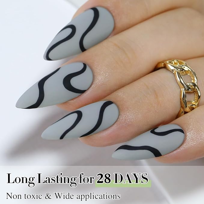 Double Rhythm Gel Polish 15ML Jelly Sheer Pastel Light Milky Color Pearl White Bottle 1 PC 0.5 OZ Full Size Nail Art Salon at Home (Milky Gray-D1464)