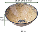 8-inch Ceramic Ramen Bowls - Image 3