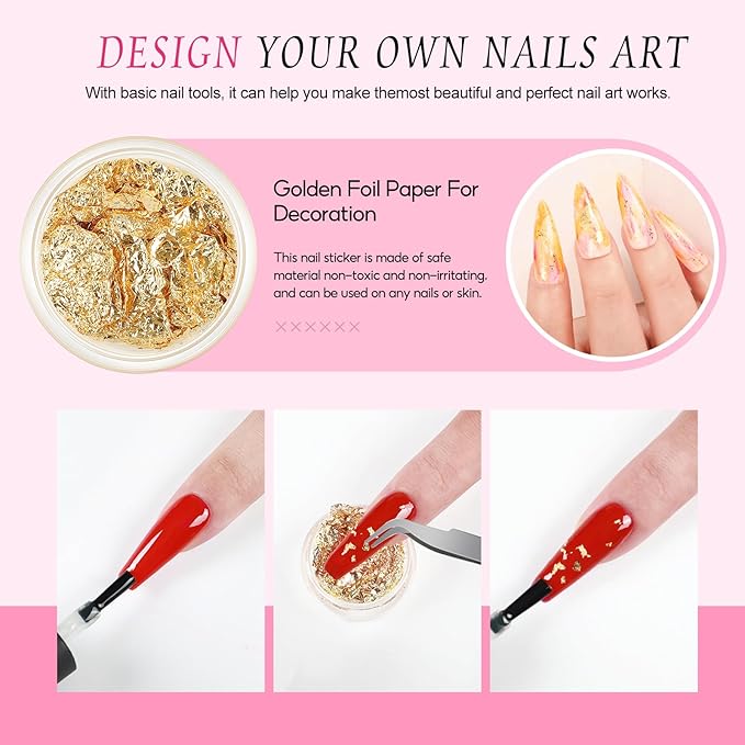 Acrylic Nail Kit with Drill and U V Light, Professional Acrylic Nail Kits with Everything 3PC Powder 24PC Glitter 200Pcs Nail Tips Nails Art Decoration DIY Home Salon