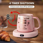 Coffee Mug Warmer & You are Awesome Mug Set, Electric Cup Warmer - Image 6