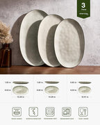 famiware Serving Platters Set of 3 Sizes - Image 2