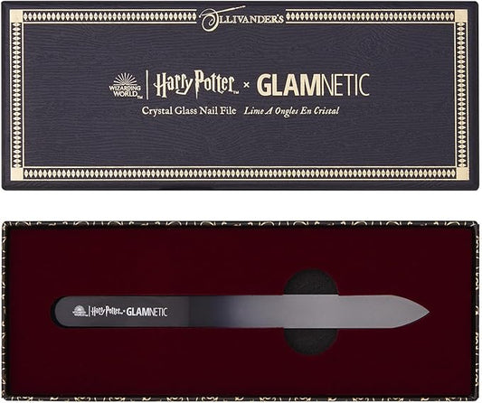 Harry Potter™ x Glamnetic Crystal Glass Nail File | All-in-One Nail File for Shaping, Smoothing & Polishing | Lightweight & Easy to Use