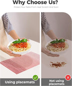 Leetaltree Gradient Pink Woven Placemats Set of 4 - Image 6