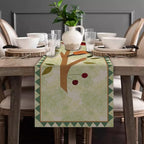 Seliem Summer Tree Branches Birds Table Runner, Cardinal Home Kitchen | Dining - Image 4