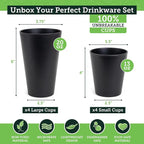 Grow Forward Premium Wheat Straw Cups - Image 3