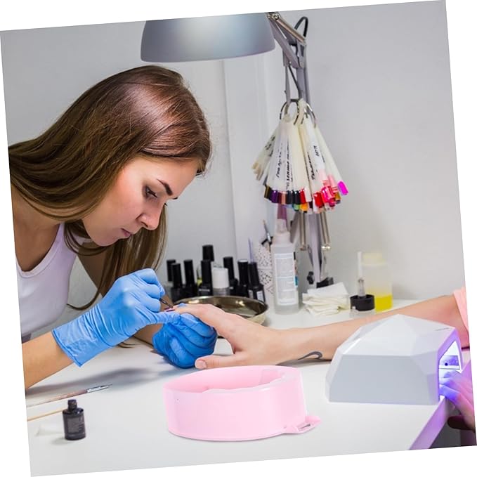 Manicure Soaking Bowls Nail Art Hand Soak Treatment Bowls Soaking Soak Bowl Pink Nail Art Polish Removal Wash Soaker Tray Manicure Spa Tools