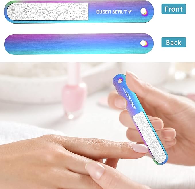 Nail Clippers for Thick Nails, Extra Wide Jaw Opening Nail Cutter for Thick Toenails, Stainless Steel Finger & Toe Nail Clipper with Nail File 3 Pcs Set for Seniors & Adult & Men & Women