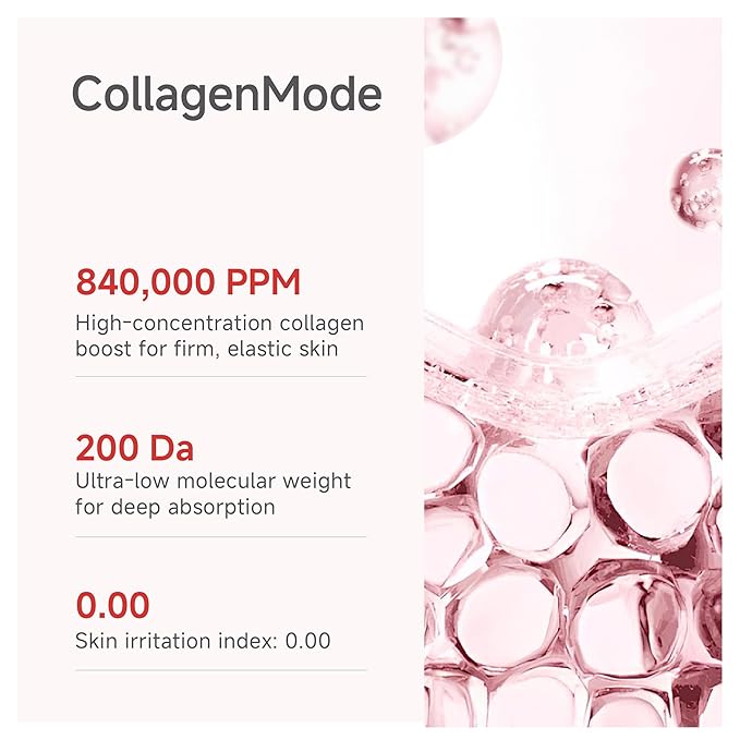Overnight Collagen Lifting Gel Mask 5 pcs, Korean Face Lifting Deep Hydrogel Mask for Glass Skin, Anti-Aging with PDRN, Hyaluronic Acid for Elasticity, Firmness