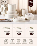 Line Porcelain Dinnerware Set, dish set - Image 3