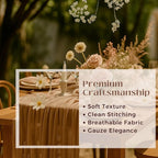 10FT Brown Cheesecloth Table Runner 120 Inch Rustic Boho Gauze Cheese Cloth - Image 3