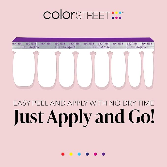 Color Street Swiss and Tell Nail Strips