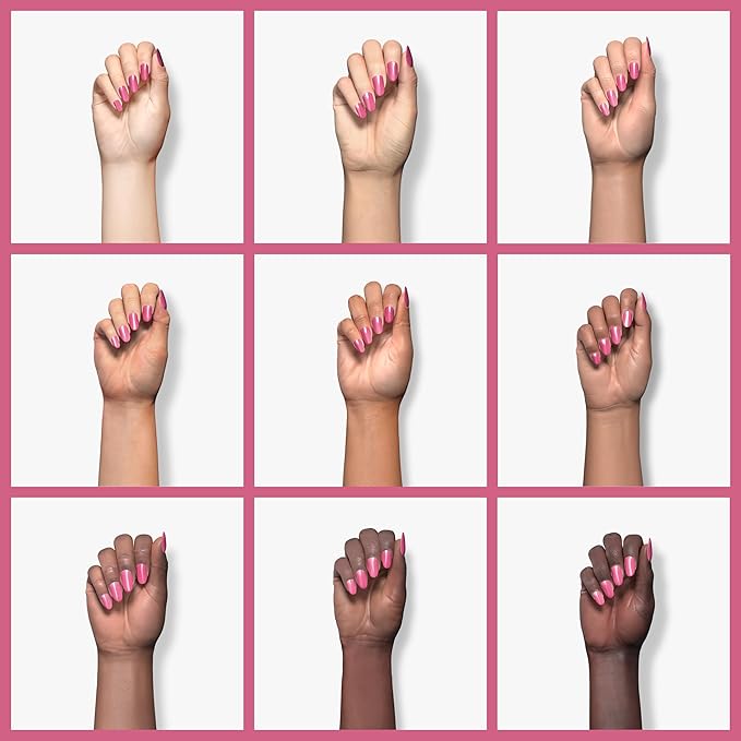 ella+mila Professional, Quick Dry, Long-Lasting & Chip-Resistant Pink Nail Polishes (Rosy Cheeks - 0.45 fl oz)
