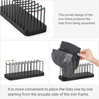 Mkono Hat Organizer for Baseball Caps, Hat Holder Storage for Closet, Space - Image 3