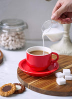 Sweese 4 Ounce Porcelain Stackable Espresso Cups - Image 8
